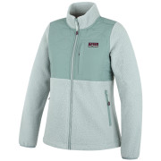 Felpa da donna MOOA Sherpa verde chiaro pale teal
