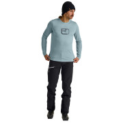 Maglietta da uomo Ortovox 150 Cool Mtn Silhouette Ls Men's