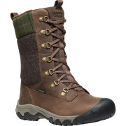 Stivali invernali da donna Keen Greta Tall Boot Wp Women marrone dark earth/green plaid