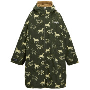 Giacca impermeabile per bambini Regatta Junior Waterproof Changing Robe DrkKhHrses verde scuro DrkKhHrses