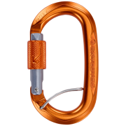 Moschettone Climbing Technology Obx BGL arancione/grigio Titanium/Orange/Titanium