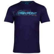 Maglietta funzionale da uomo High Point Atlas T-shirt blu scuro Dark Blue