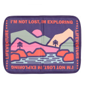 Tappetino per seduta LifeVenture Sit Mat viola Mountain
