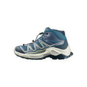 Scarpe da bambino Salomon X Ultra Mid Gtx J Grisaille-Spellbound-Butterfly