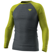 Maglietta funzionale da uomo Dynafit Tour Light Merino M L/S Tee verde/nero 2881 - golden lime/0720