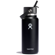 Borraccia termica Hydro Flask Wide Flex Straw Cap 32 oz nero Black