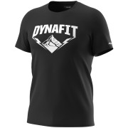 Maglietta da uomo Dynafit Graphic Co M S/S Tee bianco/nero Black