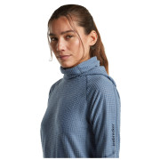 Felpa da donna Icebreaker Wom Mer 400 RealFleece Grid Pulover Hood