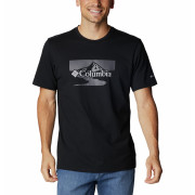 Maglietta da uomo Columbia Path Lake™ Graphic Tee II nero/bianco Black, Peak 2 River Graphic