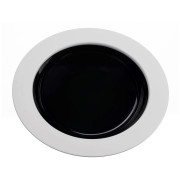Piatto Omada Eat Pop Soup plate 23,5 x 4,5 nero Nero