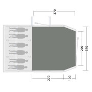 Tappeto per tenda Outwell Cozy Carpet Montana 6 Air