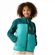Felpa sportiva per bambini Regatta Junior Frankie Warm Fleece Mediterranea/Turquoise