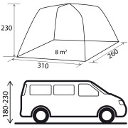 Tenda per minibus Brunner Trouper 2.0