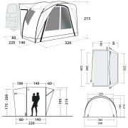 Tenda per minibus Outwell Seacrest