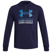 Felpa da uomo Under Armour Rival Terry Graphic Hood blu