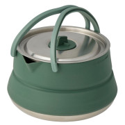 Bollitore Sea to Summit Detour Stainless Steel Collapsible Kettle 1.6L argento/verde Laurel Wreath Green