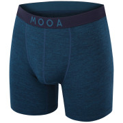 Boxer da uomo MOOA MerinoSilk 6in blu legion blue melange