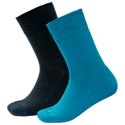 Calzini per bambini Devold Daily Merino Medium Sock 2Pk Kid blu MOON MIX