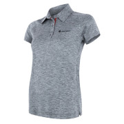 Maglietta sportiva da donna Sensor Motion Polo grigio Grey