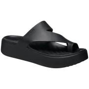 Pantofole da donna Crocs Getaway Platform Toe Loop nero Black