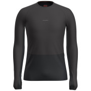 Maglietta da uomo Icebreaker M ZoneKnit 260 LS Crewe grigio scuro Jet Heather/Black/Metro H/Cb