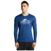 Maglietta funzionale da uomo Icebreaker Men Mer 200 Oasis LS Crewe Rising Light