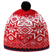 Cappello in merino lavorato a maglia Kama AW41 rosso red