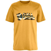 Maglietta da uomo Fjällräven Multicolor Logo T-shirt M giallo Ochre