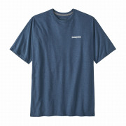 Maglietta da uomo Patagonia P-6 Logo Responsibili Tee blu/grigio Utility Blue