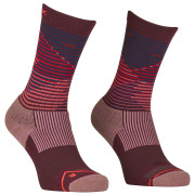 Calzini da donna Ortovox All Mountain Mid Socks W rosa/bordeaux winetasting