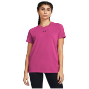 Maglietta da donna Under Armour Off Campus Core SS rosa AstroPink/Black