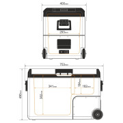Frigorifero a compressore Yolco TCX50