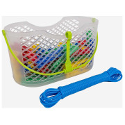 Filo di lavaggio Bo-Camp Set Pegs + Washing line in basket