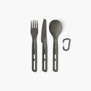 Set di posate Sea to Summit Frontier UL Cutlery Set 3 Piece grigio Aluminium Hard Anodised Grey