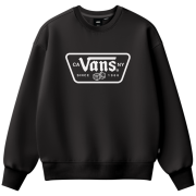 Felpa da uomo Vans Knu Patch Crew nero Black