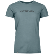 Maglietta sportiva da donna Ortovox 150 Cool Brand Ts W grigio Icy Shore