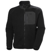 Felpa funzionale da uomo Helly Hansen Panorama Pile Block Jacket nero 991 Black