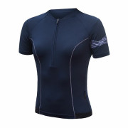 Maglia da ciclismo per donna Sensor Coolmax Entry blu Deep Blue