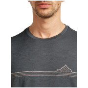 Maglietta da uomo Icebreaker Men Merino 150 Tech Lite SS Tee Range Stripes