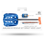 Kit valanga Ortovox Rescue Set Diract Voice Light blu Blue