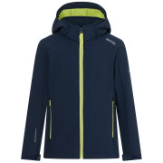 Giacca softshell per bambini Regatta Haydenbury Navy (Wild Lime) blu/verde Navy (Wild Lime)