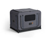 Box pieghevole per cani FikaGo Queen grigio Grey