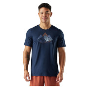 Maglietta funzionale da uomo Smartwool Triangle Mountain Active Short Sleeve Graphic Tee