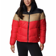 Giacca da donna Columbia Puffect™ Color Blocked Jkt rosso/nero Red Lily, Beach, Black
