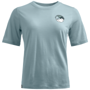 Maglietta da donna Ortovox 140 Cool Round Landscape T-shirt grigio Glacier Grey
