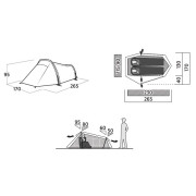 Tenda da trekking Easy Camp Sarek 2