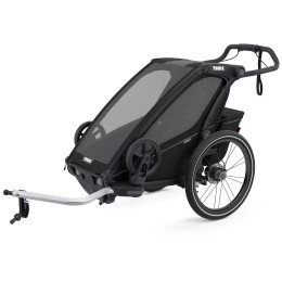 Rimorchio bici Thule Chariot Sport1 nero Midnight Black