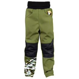 Pantaloni softshell per bambini WAMU Khaki khaki KHAKI
