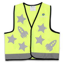 Gilet per bambini LittleLife Hi-Vis Safety Vest giallo