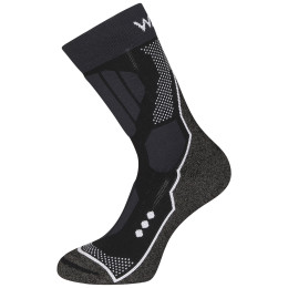 Calze Warg Merino X-Country nero/bianco Black/White